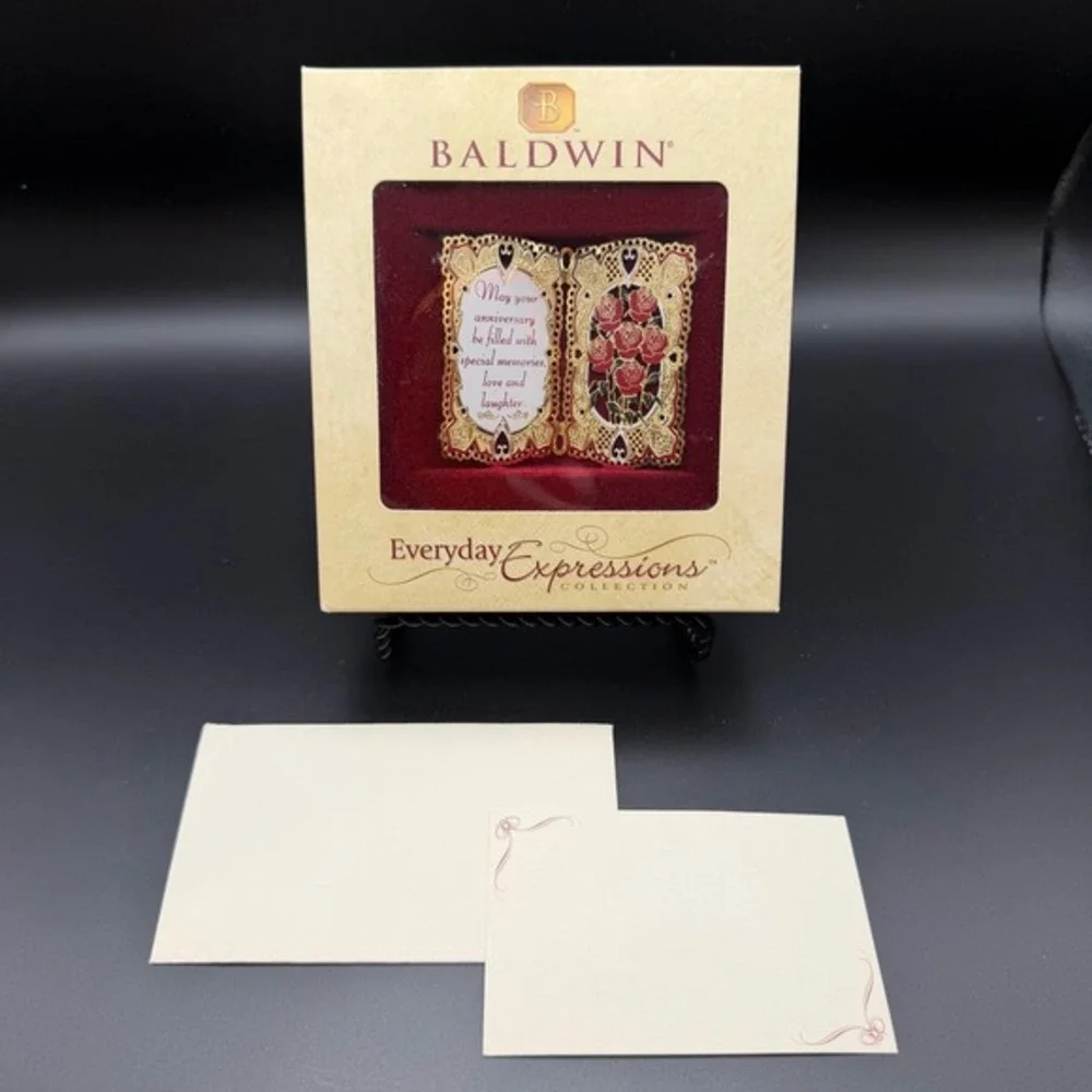 Baldwin Everyday‎ Expressions Anniversary Ornament New